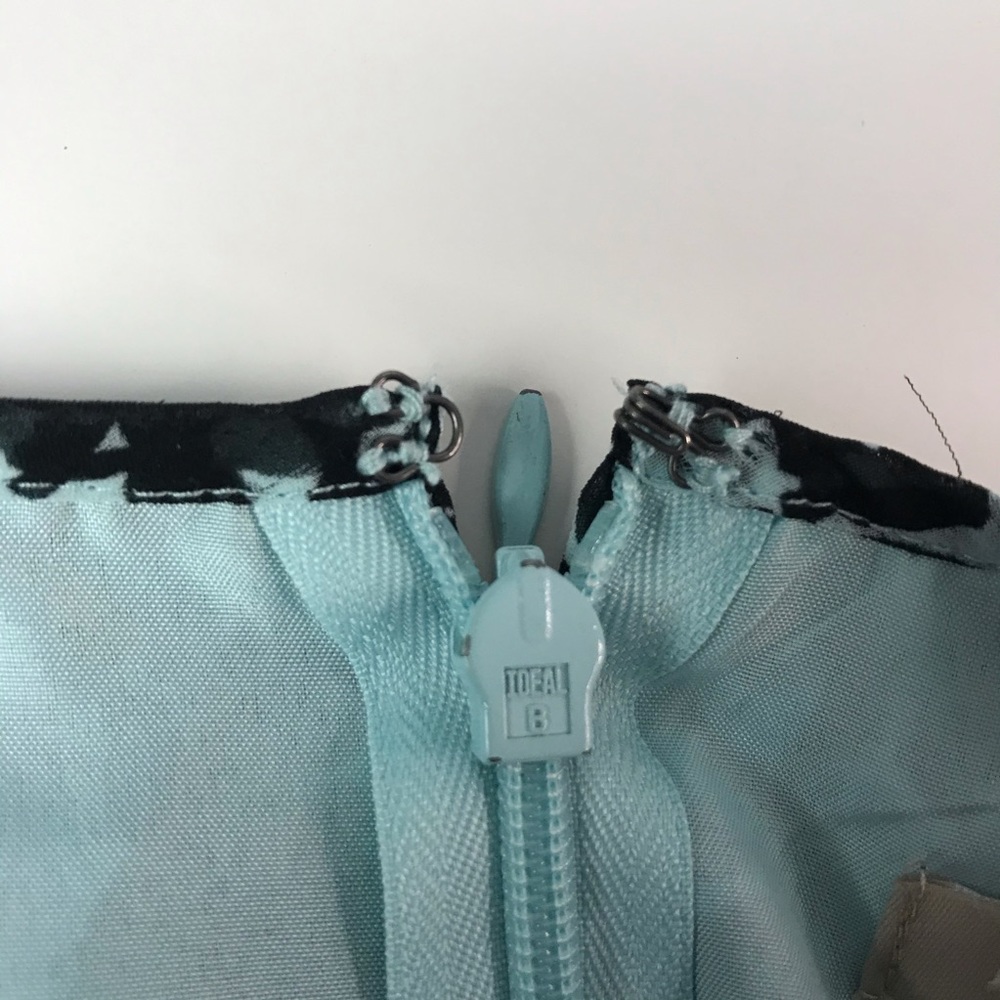 Banana Republic Dress Blue Black Sleeveless size 2 - Picture 11 of 14